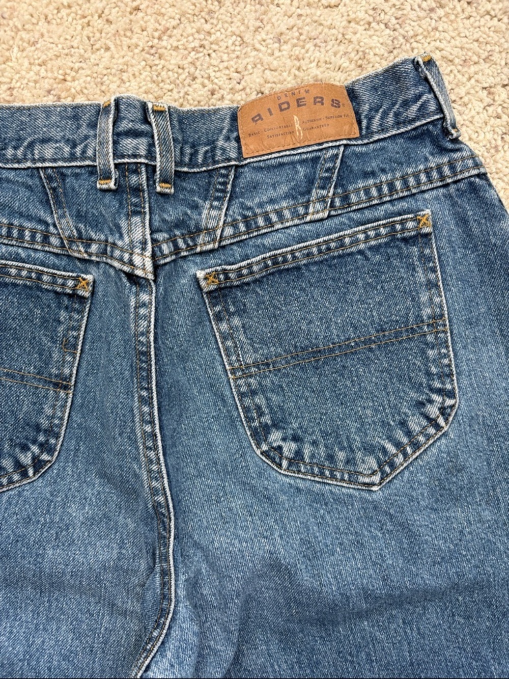 Vintage Riders by Lee Denim Jeans size 14 - Picture 2 of 6
